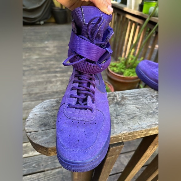 NIKE SF Air Force 1 High Court Purple 864024-500 Men's Size 8 CUTE! - Picture 4 of 16